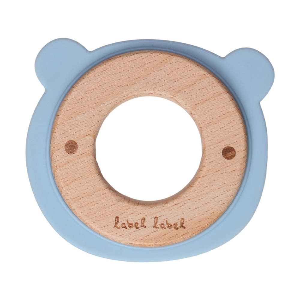 Bijtring Bear Head - Blue
